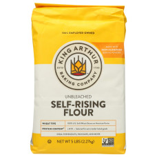 KING ARTHUR: Unbleached Self Rising Flour, 5 lb KING ARTHUR: Unbleached Self Rising Flour, 5 lb
