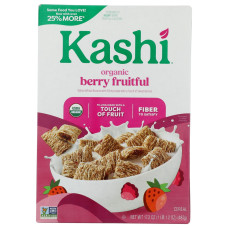 KASHI: Organic Whole Wheat Biscuits Berry Fruitful Cereal, 17.2 oz