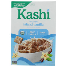 KASHI: Whole Wheat Biscuits Island Vanilla Cereal, 18 oz