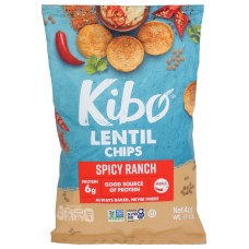 KIBO: Spicy Ranch Lentil Chips, 4 oz