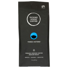 KICKING HORSE: Three Sisters Organic Ground Coffee, 10 oz