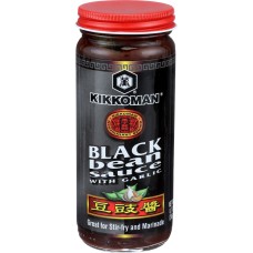 KIKKOMAN: Black Bean Sauce With Garlic, 8.7 oz