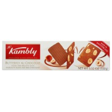 KAMBLY: Butterfly Au Chocolate Biscuit, 3.5 oz