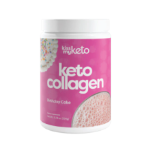 KISS MY KETO: Keto Collagen Powder Birthday Cake, 11.78 oz