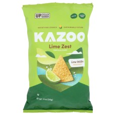 KAZOO: Lime Zest Tortilla Chips, 11 oz
