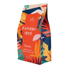 KAHAWA 1893 COFFEE: Kenyan Single Origin Whole Bean Coffee, 12 bg