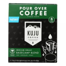 KUJU COFFEE: Basecamp Blend Medium Roast Coffee, 6 ea