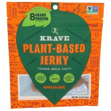 KRAVE: Plant Based Korean Bbq Jerky, 2.2 oz