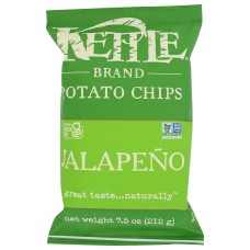 KETTLE FOODS: Jalapeno Potato Chips, 7.5 oz