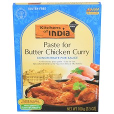 KITCHENS OF INDIA: Paste for Butter Chicken Curry, 3.5 oz