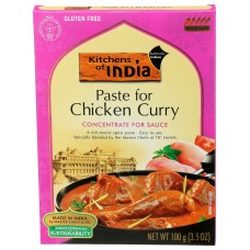 KITCHENS OF INDIA: Paste For Chicken Curry, 3.5 oz