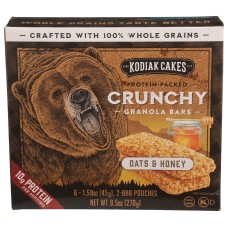 KODIAK: Oats and Honey Crunchy Granola Bars, 9.5 oz