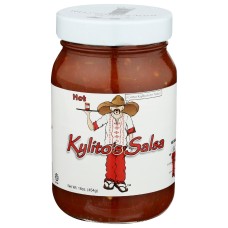 KYLITOS SALSA: Hot Salsa, 16 oz