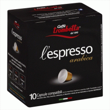 CAFFE TROMBETTA: Espresso Pod Arabica, 10 pc