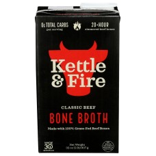 KETTLE AND FIRE: Beef Bone Broth, 32 oz