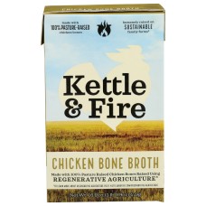 KETTLE AND FIRE: Regenerative Agriculture Chicken Bone Broth, 16.9 oz