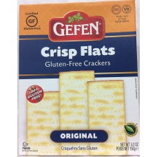 GEFEN: Crisp Flats Original Gluten Free Crackers, 6 oz