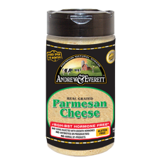ANDREW & EVERETT: Cheese Parmesan Grated, 7 oz
