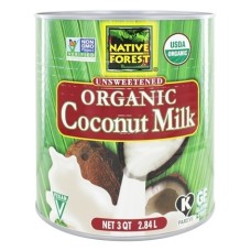 NATIVE FOREST: Coconut Milk Classic Organic Unsweetened, 3 qt