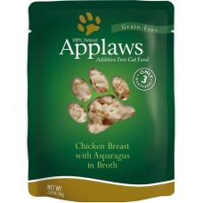 APPLAWS: Cat Food Chicken Breast with Asparagus in Broth, 2.47 oz