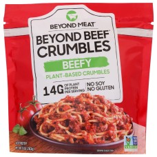 BEYOND MEAT: Beyond Beef Beefy Plant Based Crumbles, 10 oz