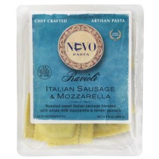 NUOVO PASTA: Italian Sausage & Mozzarella Ravioli Pasta, 9 oz
