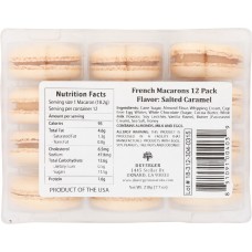 DUVERGER: French Macarons Salted Caramel, 72 pc