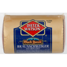 DIETZ AND WATSON: Black Forest Braunschweiger Liverwurst, 16 oz