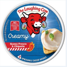 LAUGHING COW: Queso Fresco and Chipotle Wedge Cheese, 6 oz