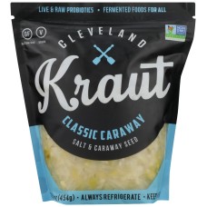 CLEVELAND KRAUT: Classic Caraway Sauerkraut, 16 oz