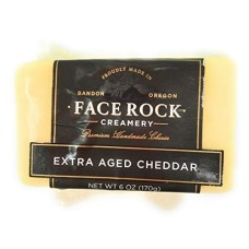 FACE ROCK: Extra Aged Cheddar Cheese, 6 oz