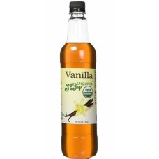 JOE'S SYRUP: Organic Vanilla Syrup, 25.40 oz