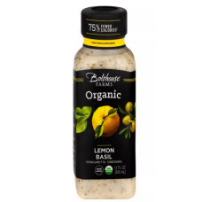 BOLTHOUSE FARMS: Organic Lemon Basil Vinaigrette Dressing, 12 oz