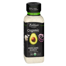BOLTHOUSE FARMS: Organic Avocado Ranch Yogurt Dressing, 12 oz