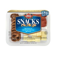 DIETZ AND WATSON: Snacks on the Go Pepperoni and Cheddar Cheese with Pretzels, 3 oz