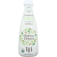 THREE TREES: Organic Unsweetened Pistachio Nutmilk, 28 oz