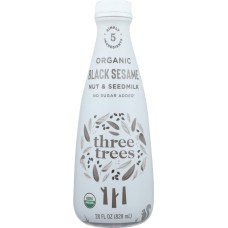 THREE TREES: Organic Black Sesame Nut and Seedmilk, 28 oz