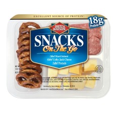 DIETZ AND WATSON: Snacks on the Go Hard Salami and Colby Jack Cheese with Pretzels, 3 oz