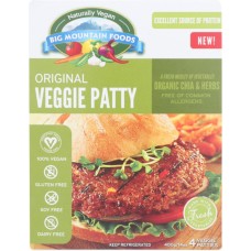 BIG MOUNTAIN FOODS: Original Veggie Patty, 14 oz