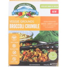 BIG MOUNTAIN FOODS: Veggie Grounds Broccoli Crumble, 12 oz