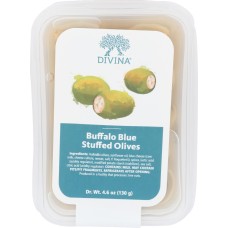 DIVINA: Buffalo Blue Stuffed Olives, 4.6 oz