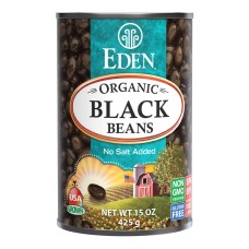 EDEN FOODS: Black Beans Organic, 15 OZ