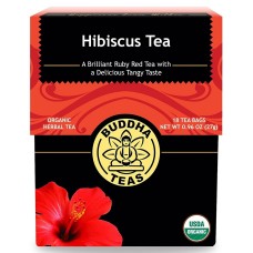 BUDDHA TEAS: Hibiscus Tea, 18 bag