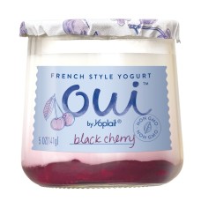 YOPLAIT: Oui French Style Yogurt Black Cherry, 5 oz