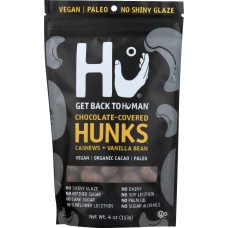 HU: Chocolate Covered Hunks Cashews and Vanilla Bean, 4 oz