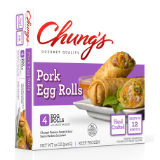 CHUNG'S GOURMET QUALITY: Pork Egg Rolls 4 Count, 12 oz
