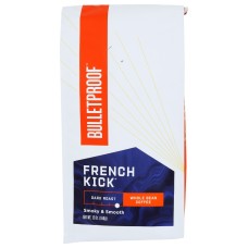 BULLETPROOF: Coffee French Kick Whole Bean, 12 oz
