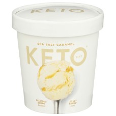 KETO PINT: Ice Cream Sea Salt Caramel, 1 pt