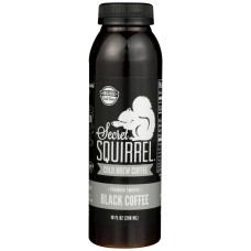 SECRET SQUIRREL: Cold Brew Black Coffee, 10 oz