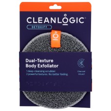 CLEANLOGIC: Detoxify Dual-Texture Body Exfoliators, 1 EA
